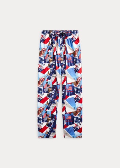 Polo Ralph Lauren Novelty-Print Pyjamasbukser Herre Danmark (TOYFK9836)